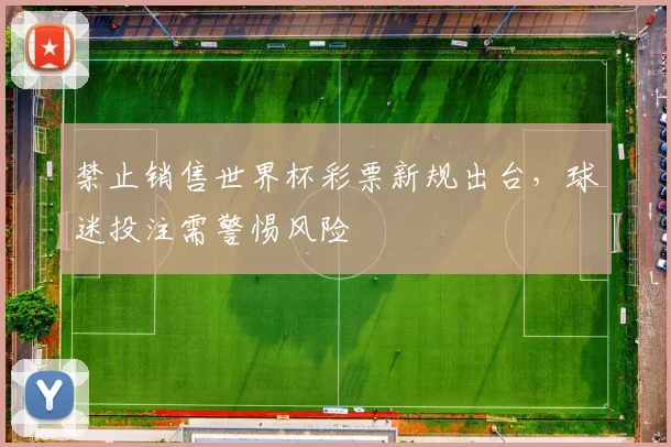 禁止销售世界杯彩票新规出台，球迷投注需警惕风险